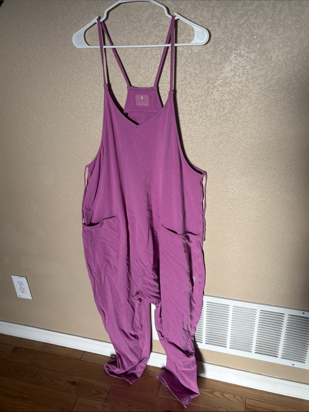 Free People Mauve/Purple Relaxed Jumpsuit